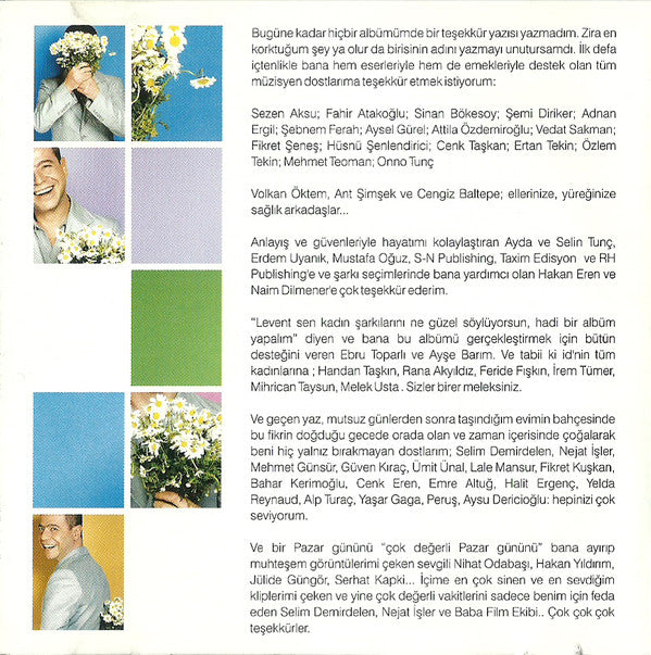 Levent Yüksel : Kadın Şarkıları (CD, Album)
