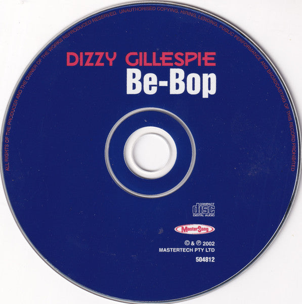 Dizzy Gillespie : Be-Bop (CD, Album, Comp)