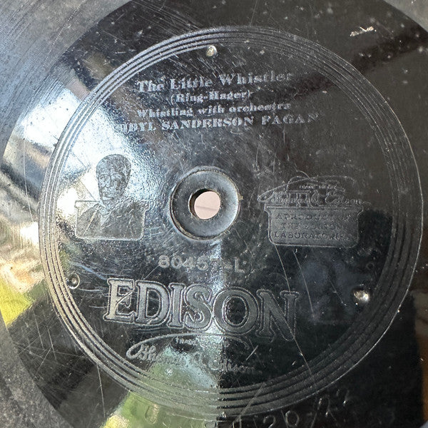 Sybil Sanderson Fagan : Simplicity Intermezzo / The Little Whistler (Edison Disc)