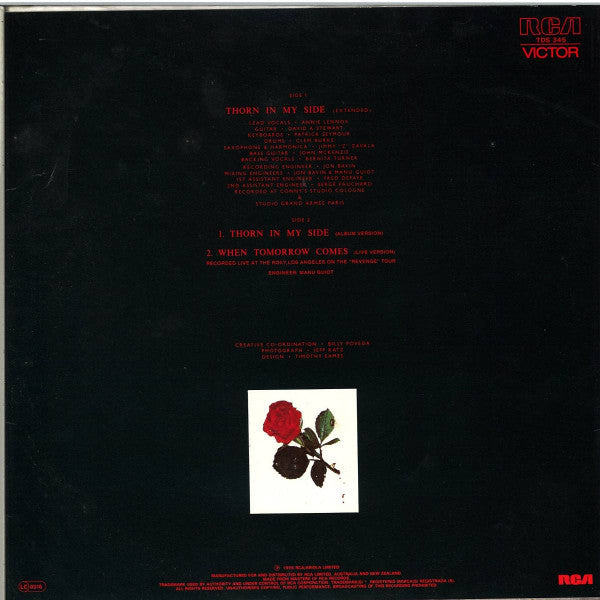 Eurythmics : Thorn In My Side (12", Single)