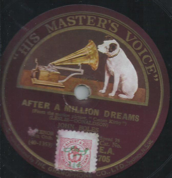 John Boles : After A Million Dreams / Romance (Shellac, 10")