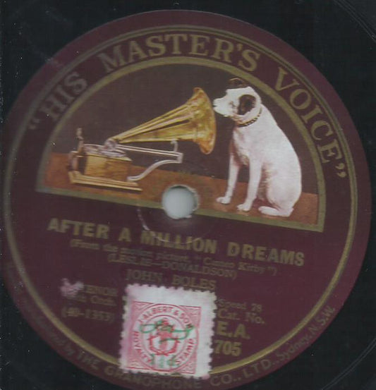 John Boles : After A Million Dreams / Romance (Shellac, 10")