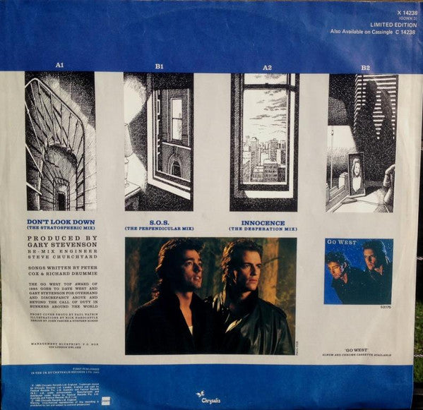 Go West : Don't Look Down (The Stratospheric Mix) (12", Single)