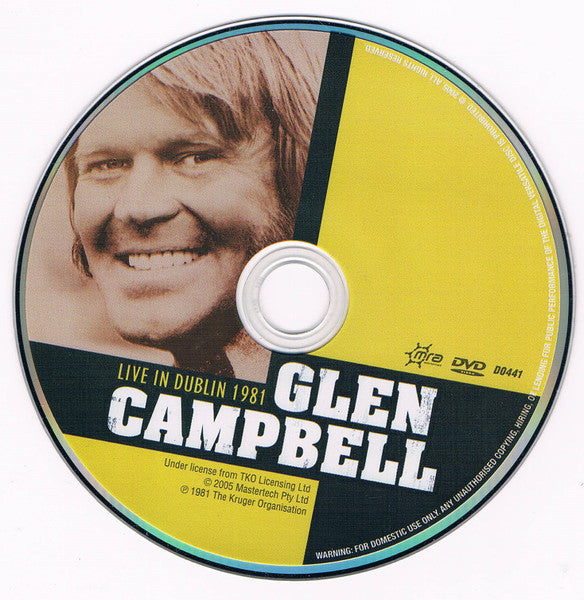 Glen Campbell : Live In Dublin 1981 (DVD-V, PAL)