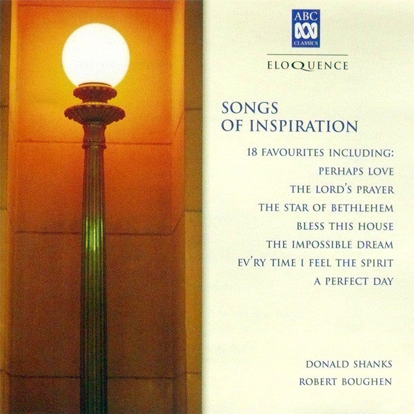 Donald Shanks, Robert Boughen : Songs Of Inspiration (CD, Album)