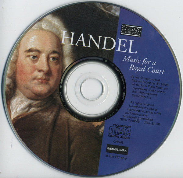 Georg Friedrich Händel : Music For A Royal Court (CD, Comp, Har)