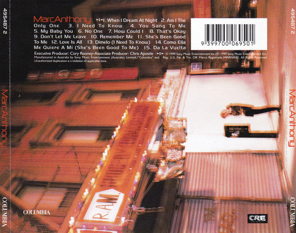 Marc Anthony : Marc Anthony (CD, Album)