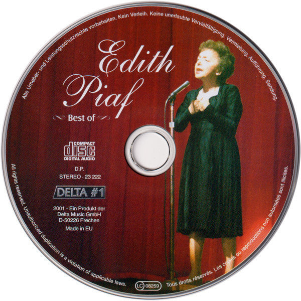 Edith Piaf : Best Of (CD, Comp, RE)