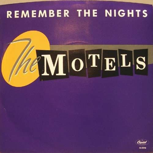 The Motels : Remember The Nights (7")