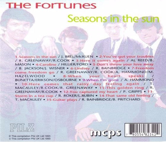 The Fortunes : Seasons In The Sun (CD, Comp)