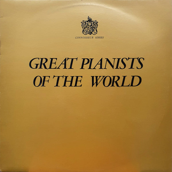 Various : Great Pianists Of The World (LP, Comp, Club)