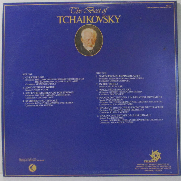 Pyotr Ilyich Tchaikovsky : The Best Of Tchaikovsky (LP, Comp)