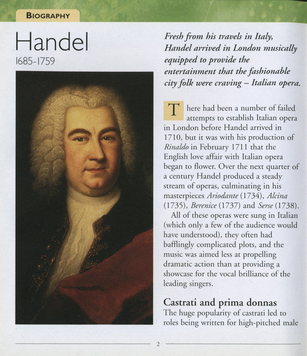 Georg Friedrich Händel : From Opera To Oratorio (CD, Comp, Har)