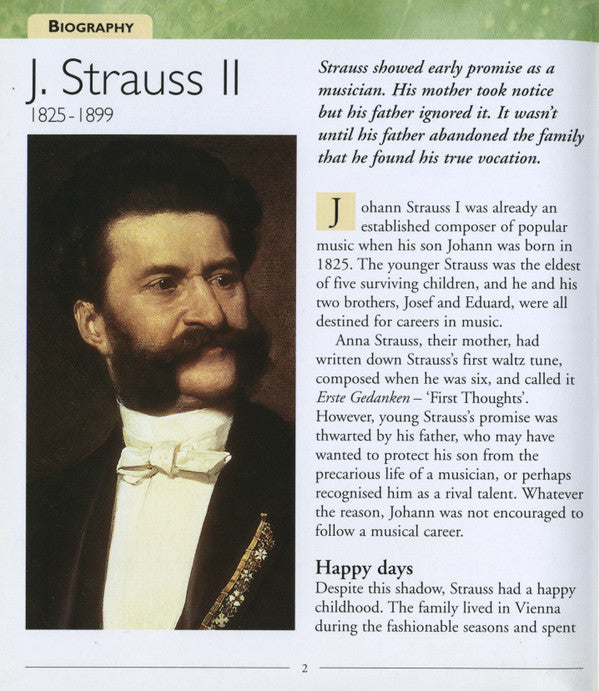 Johann Strauss Jr. : Viennese Nights (CD, Comp)