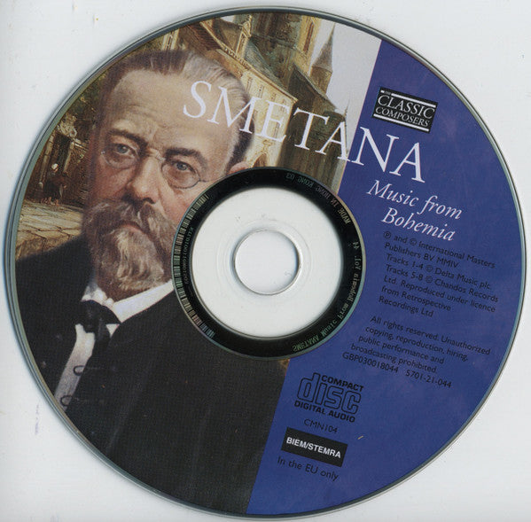 Smetana* : Music From Bohemia (CD, Comp, Har)