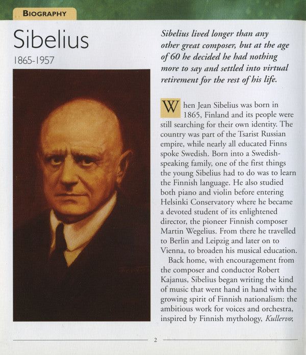 Jean Sibelius : Sounds Of Finland (CD, Comp, Har)