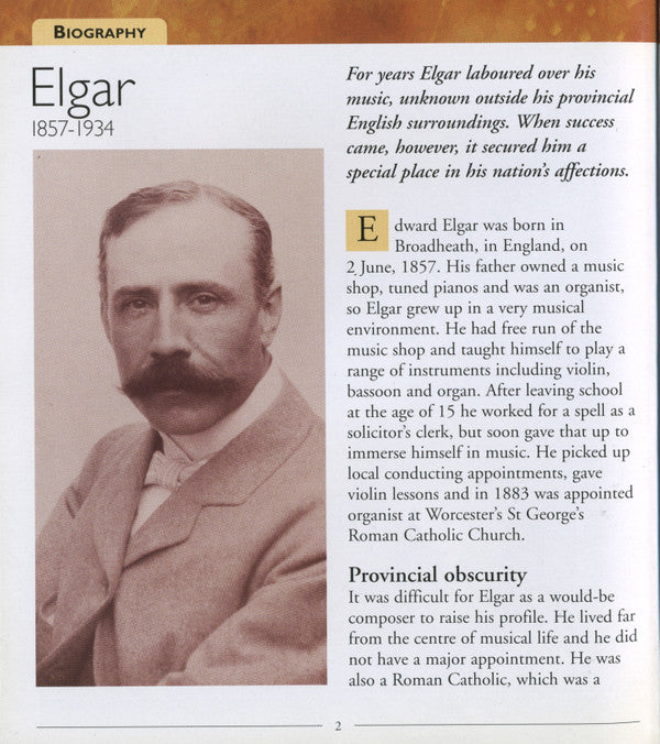 Elgar* : The Spirit Of England (CD, Comp, Har)