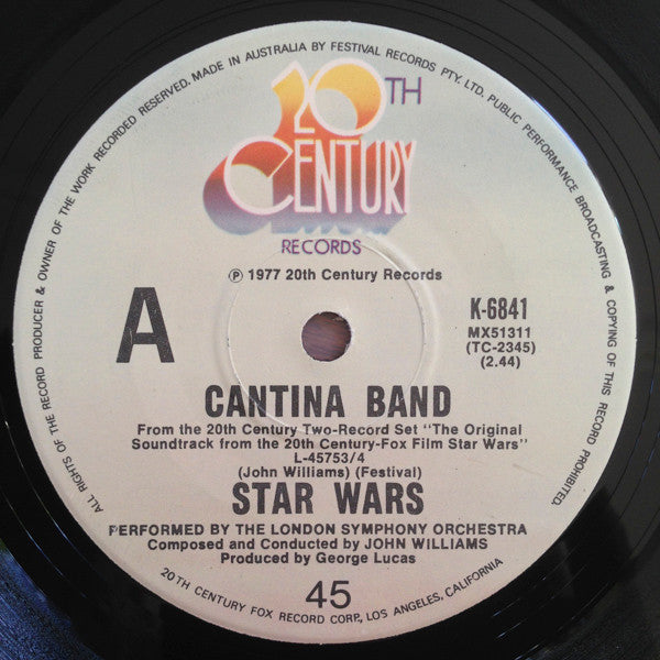 John Williams (4) & London Symphony Orchestra : Cantina Band / Main Title (Star Wars) (7")