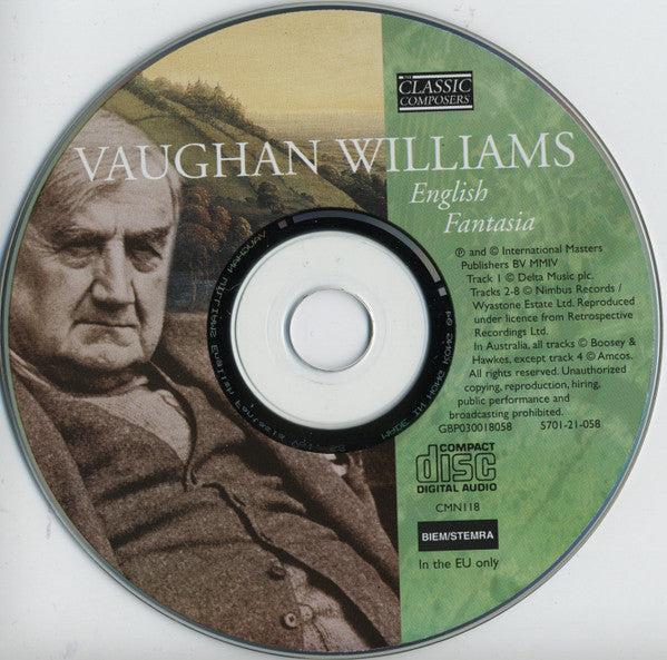 Vaughan Williams* : English Fantasia (CD, Comp, Har)