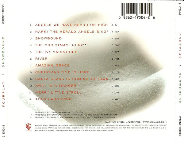 Fourplay (3) : Snowbound (CD, Album)