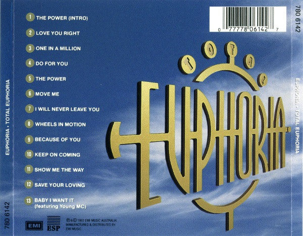 Euphoria (4) : Total Euphoria (CD, Album)