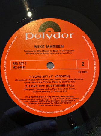 Mike Mareen : Love-Spy (12")