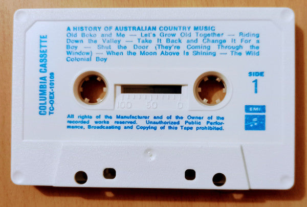 Various : A History Of Australian Country Music (Cass, Comp)