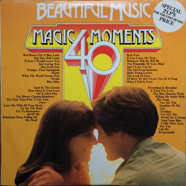 Various : Beautiful Music - 40 Magic Moments (2xLP, Comp)