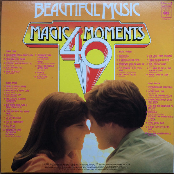 Various : Beautiful Music - 40 Magic Moments (2xLP, Comp)