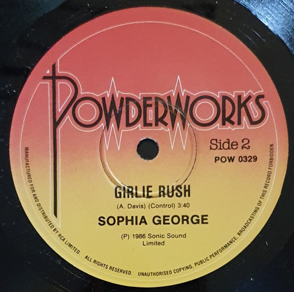 Sophia George : Girlie Girlie  (7", Single)