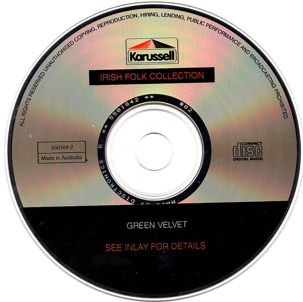 Various : The Irish Folk Collection - Green Velvet (CD, Comp)