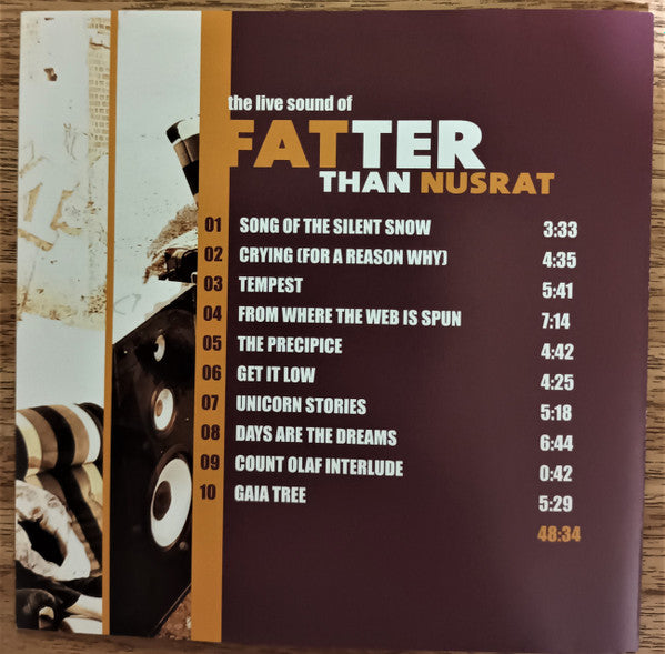 Fatter Than Nusrat : The Live Sound Of Fatter Than Nusrat (CD, Album)