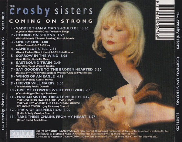 The Crosby Sisters : Coming On Strong (CD, Album)