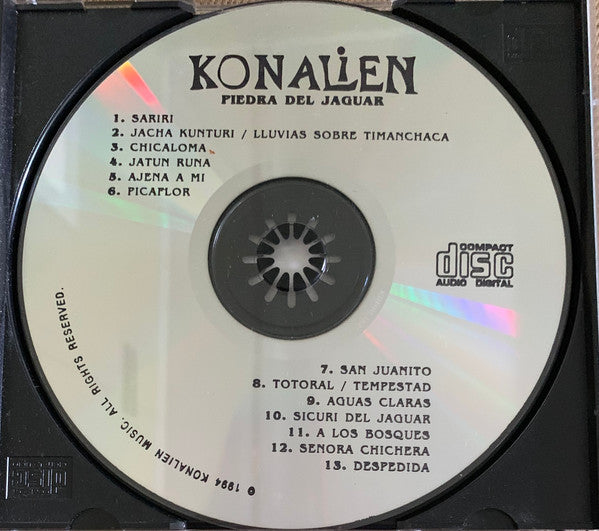 Konalien : Piedra Del Jaguar - Music Of The Andes (CD)