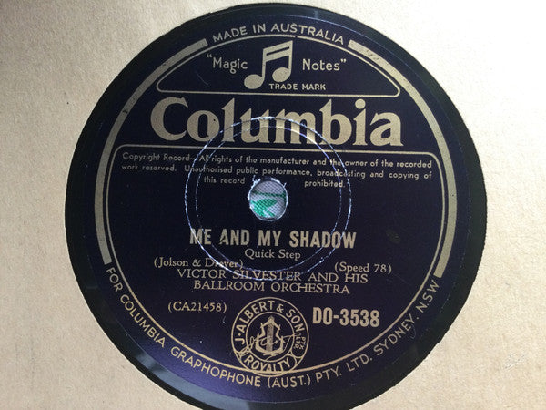 Victor Silvester And His Ballroom Orchestra : Me And My Shadow / Why Do They Always Say No? (Shellac, 10", Single)