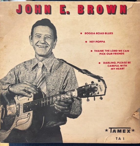 John E Brown (3) : Bogga Road Blues (7", EP)