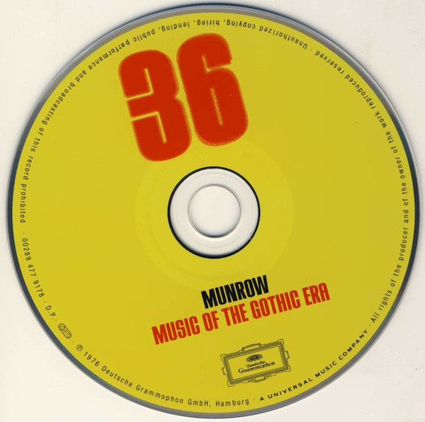 The Early Music Consort Of London, David Munrow : Music Of The Gothic Era = Musik Der Gotik = Musique de L’epoque (CD, Album, RE, RM, Car)