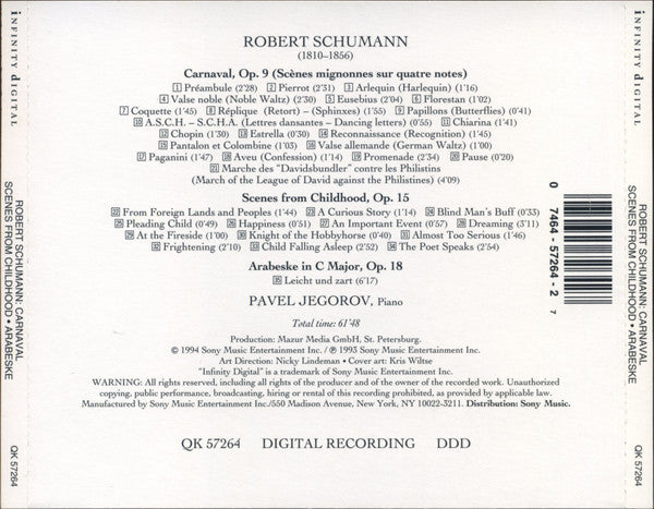 Schumann* : Scenes From Childhood (CD, Album)