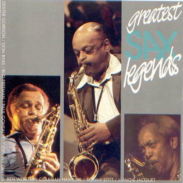 Various : Greatest Sax Legends (CD, Comp)