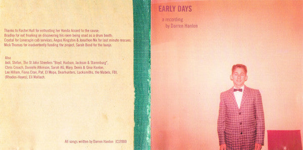 Darren Hanlon : Early Days (CD, MiniAlbum)
