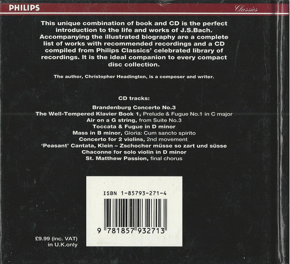 Bach* :  Compact Companions In Association With Classic FM (CD, Comp)