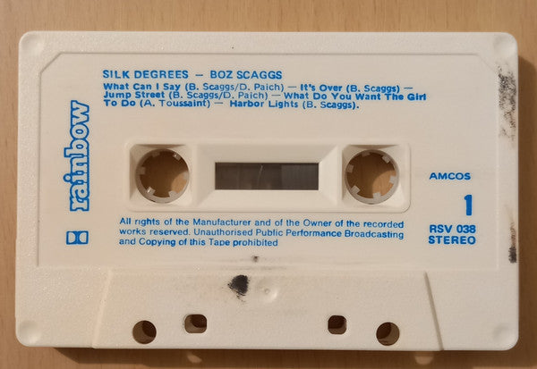 Boz Scaggs : Silk Degrees (Cass, Album, RE)