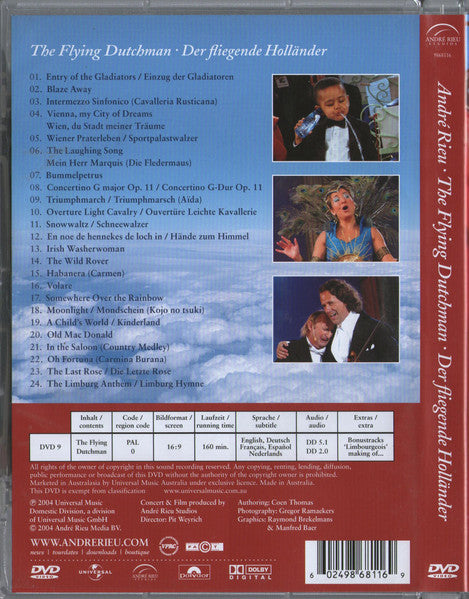André Rieu : The Flying Dutchman - Der Fliegende Hollander (DVD-V, RE, PAL)
