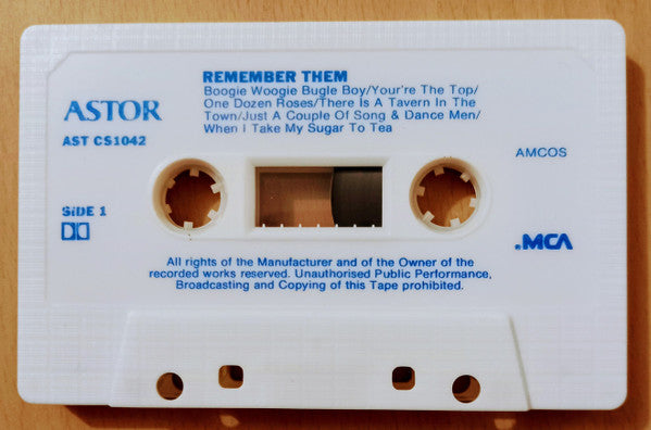 Various : Remember Them (Cass, Comp)