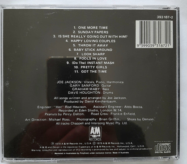 Joe Jackson : Look Sharp! (CD, Album)