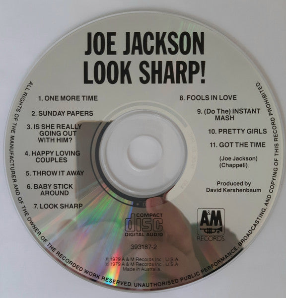 Joe Jackson : Look Sharp! (CD, Album)