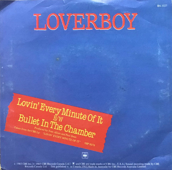 Loverboy : Lovin' Every Minute Of It (7", Single)