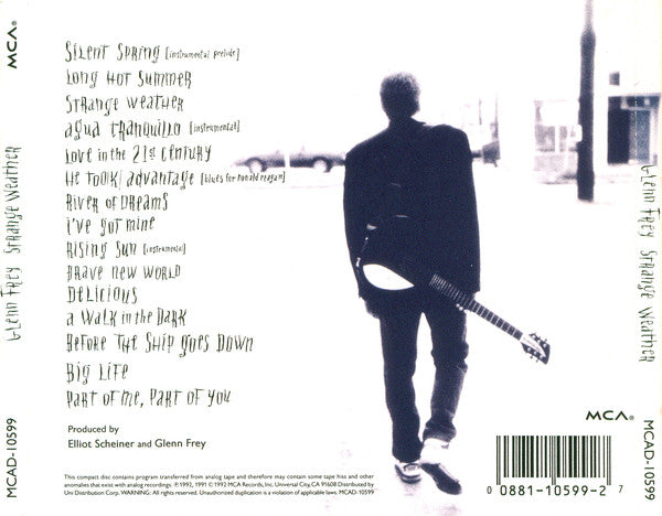 Glenn Frey : Strange Weather (CD, Album)