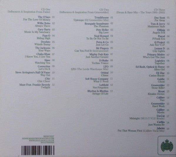 Fabio & Grooverider : Masterpiece (Created By Fabio & Grooverider) (3xCD, Album, Comp, Mixed)