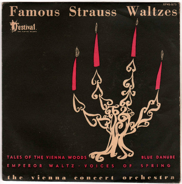 Viennese Concert Orchestra : Famous Strauss Waltzes (7", EP)